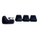 Set of 4 Saparella lounge chairs by Michel Ducaroy