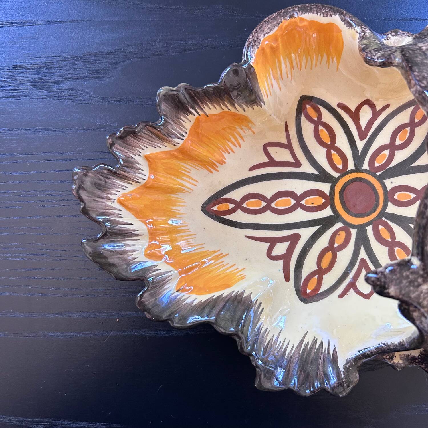 Dish signed HB Quimper