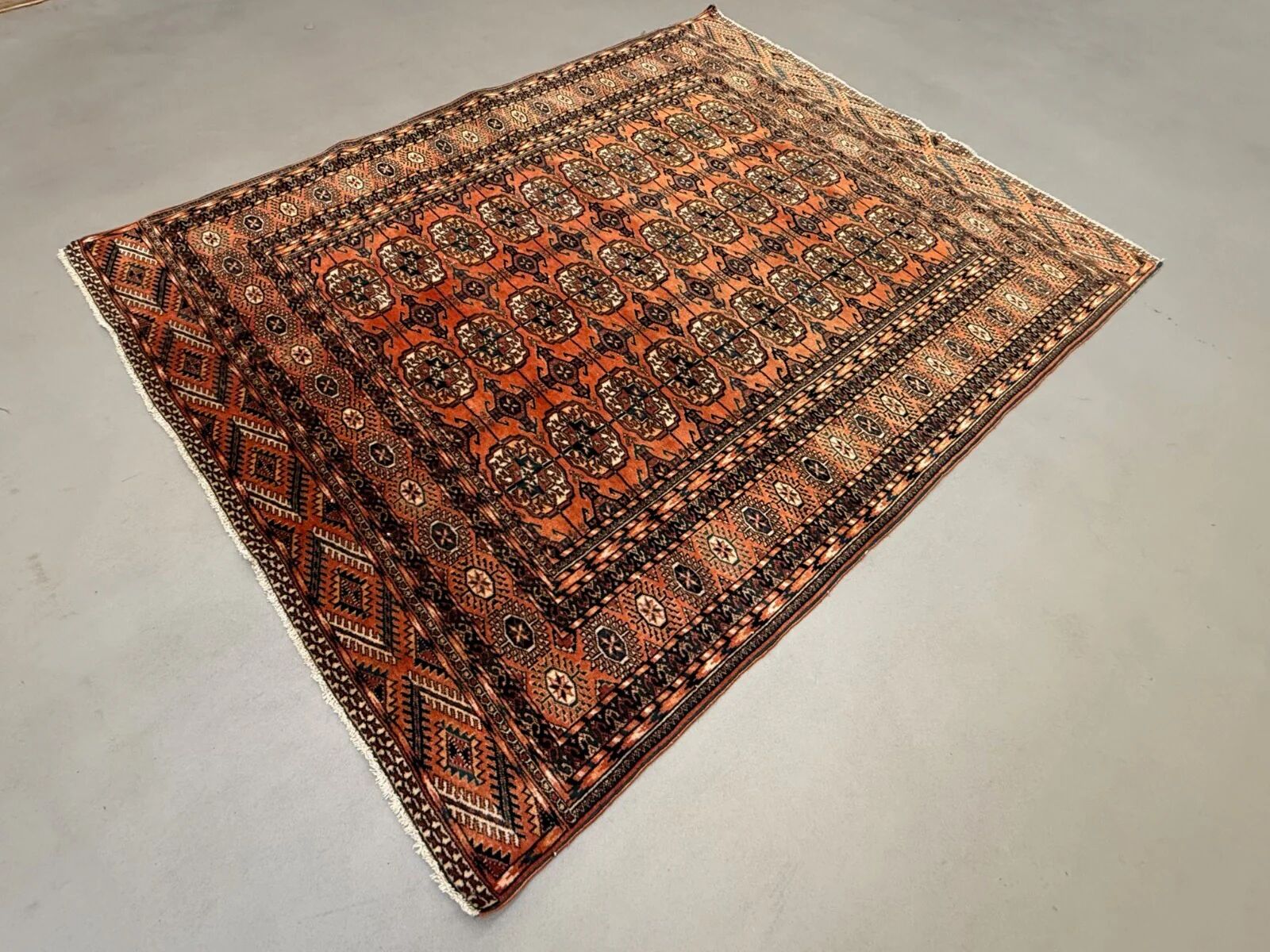 Afghan Turkoman rug 204x161 cm, large 2523