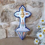 Quimper ceramic holy water font