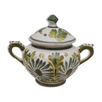 Quimper earthenware sugar bowl