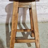 Burmese teak workshop stool