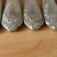 5 vintage silver-plated knives with stainless steel blades 240514