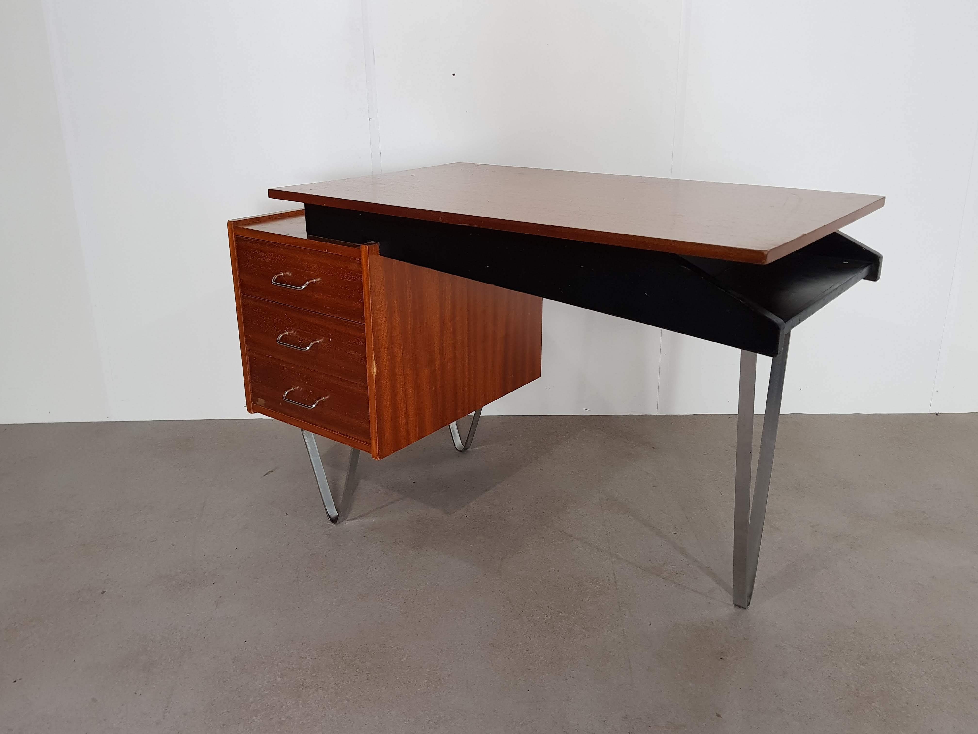 Cees Braakman for Pastoe teak desk the Netherlands 1960s