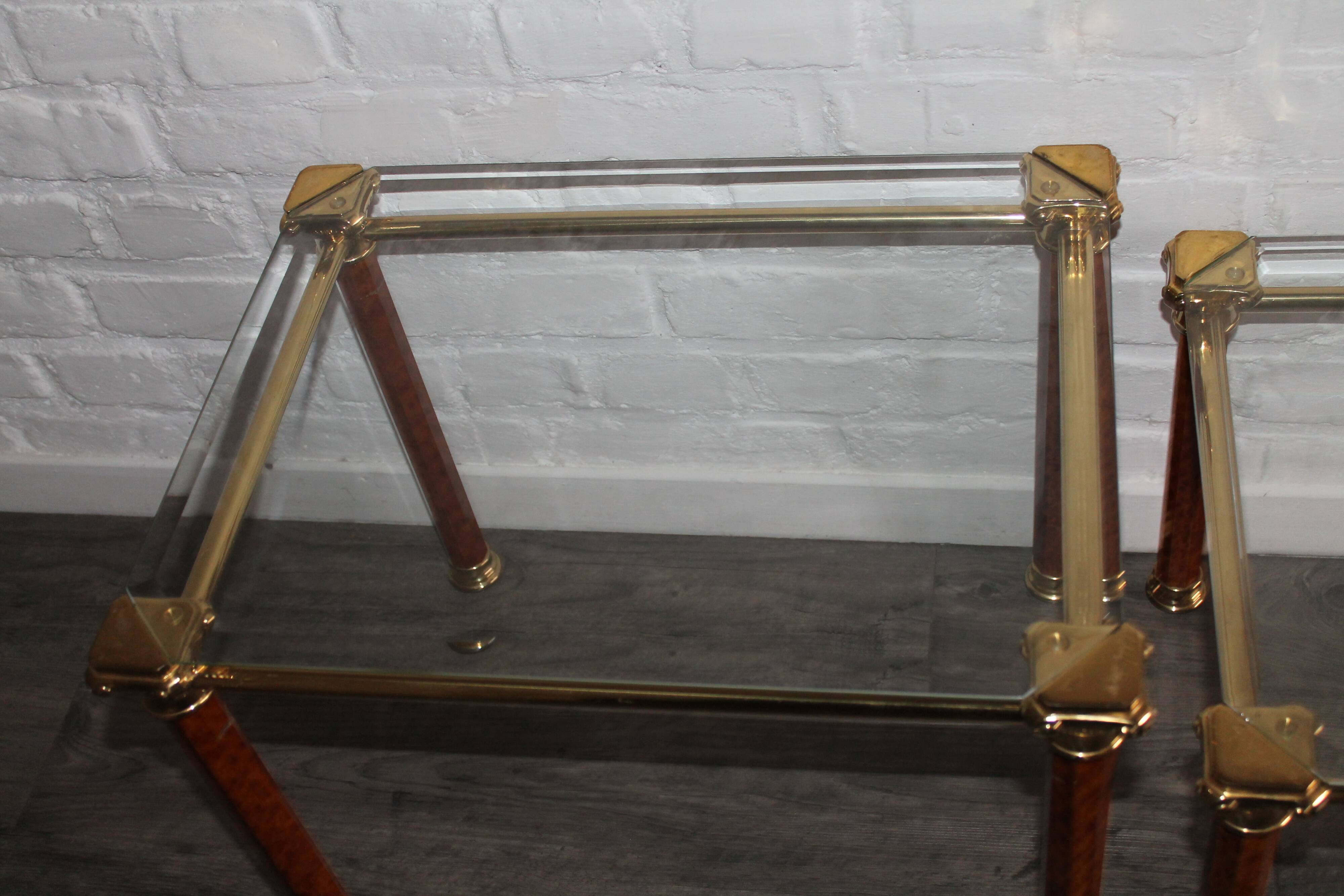 Verona brass tables made in Italy