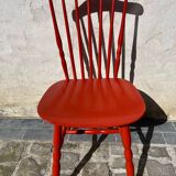 Brick red Baumann chair