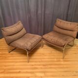Gillis Lundgren easy chairs, Ikea, Sweden, 1970s