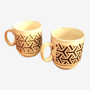 Paire mugs vintages England