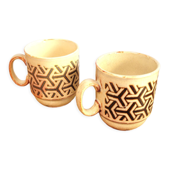 Paire mugs vintages England