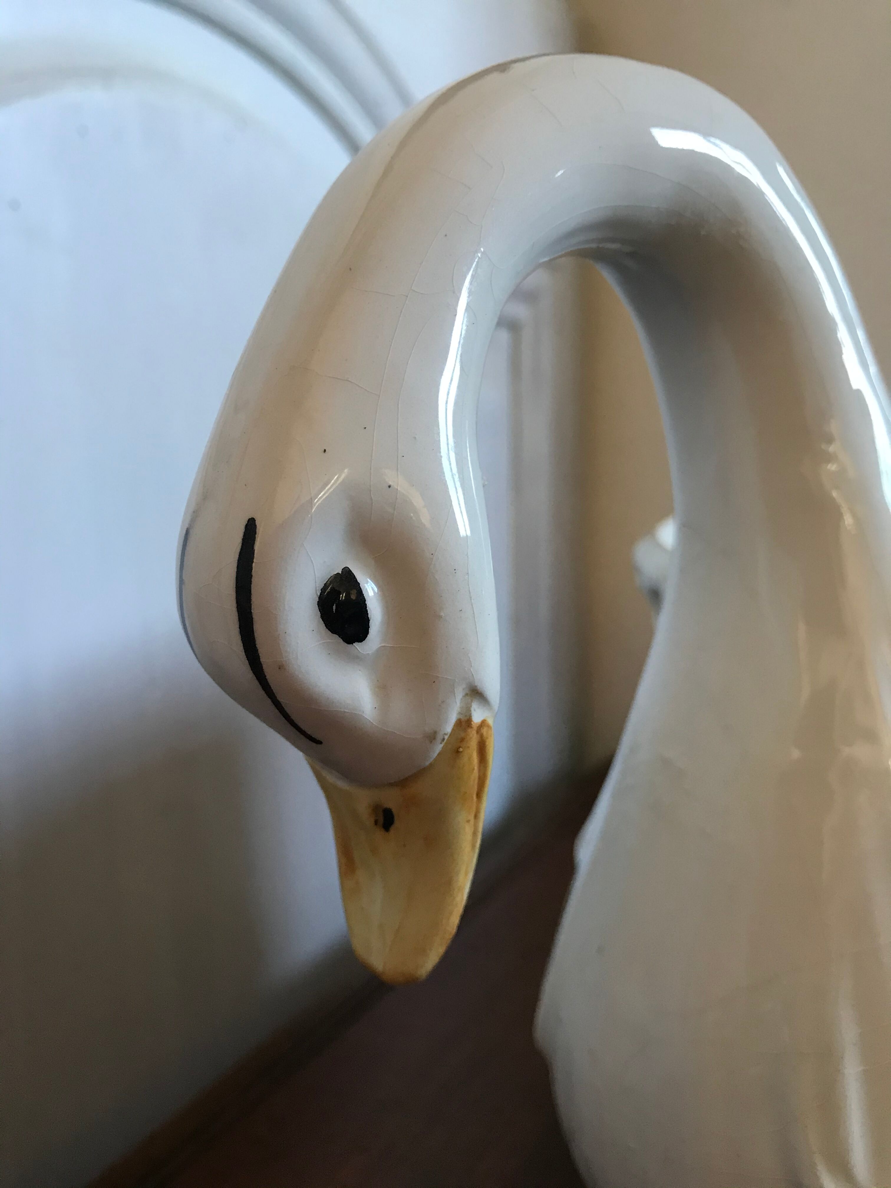 60s swan pot cover