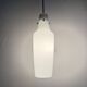 Mid-century grey glass pendant hanging lamp , 1960s Scandinavian