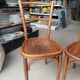 Pair of vintage bistro chairs in bent wood – Baumann / Thonet style
