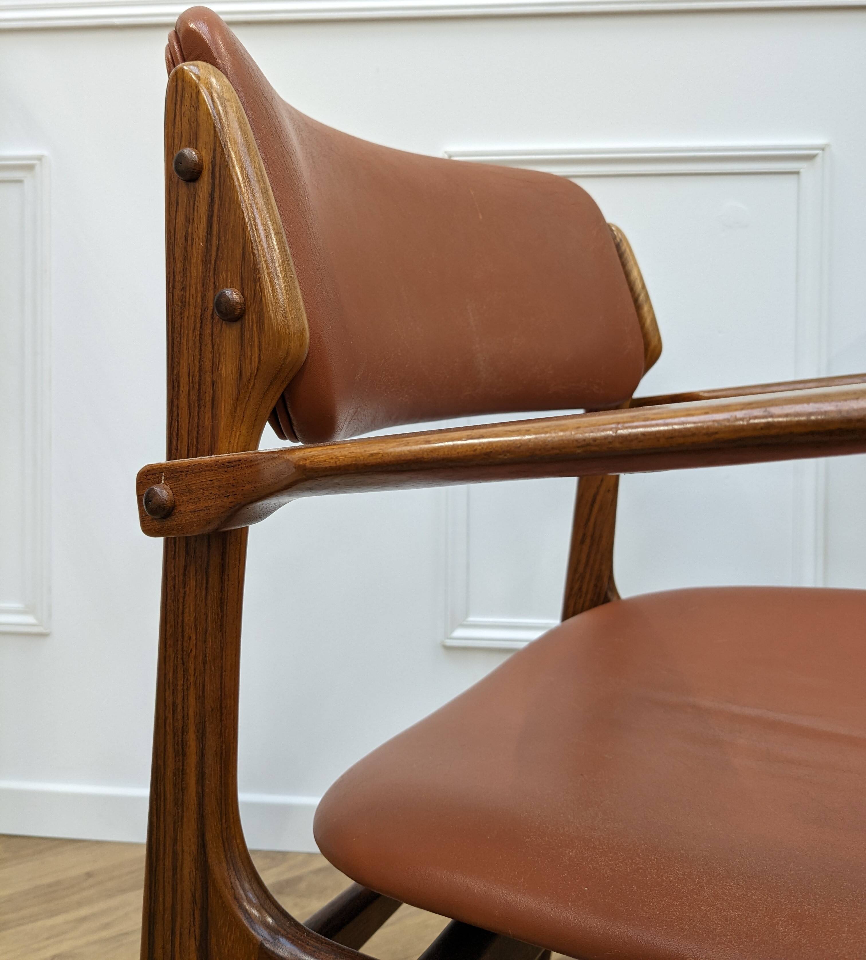 Retro armchair by Erik Buch