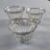 3 jam jars in blown glass