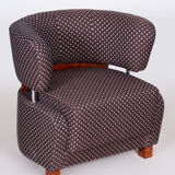 Avant-garde armchair made in 1920s france. fully restored