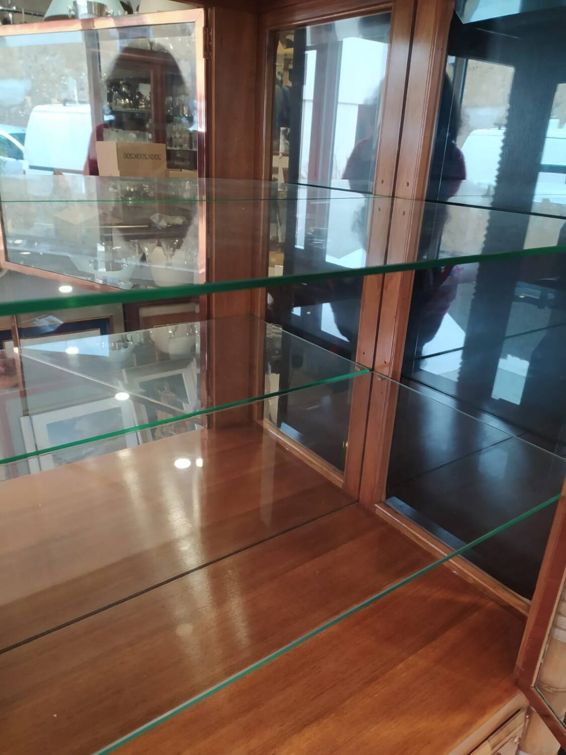 Charles Dudouyt silver display case