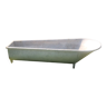 Old zinc bathtub