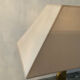 Deknudt lamp in brass, Hollywood Regency style from the 1970s.