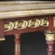 Home / Very finely crafted veneered wooden pedestal. With its marble