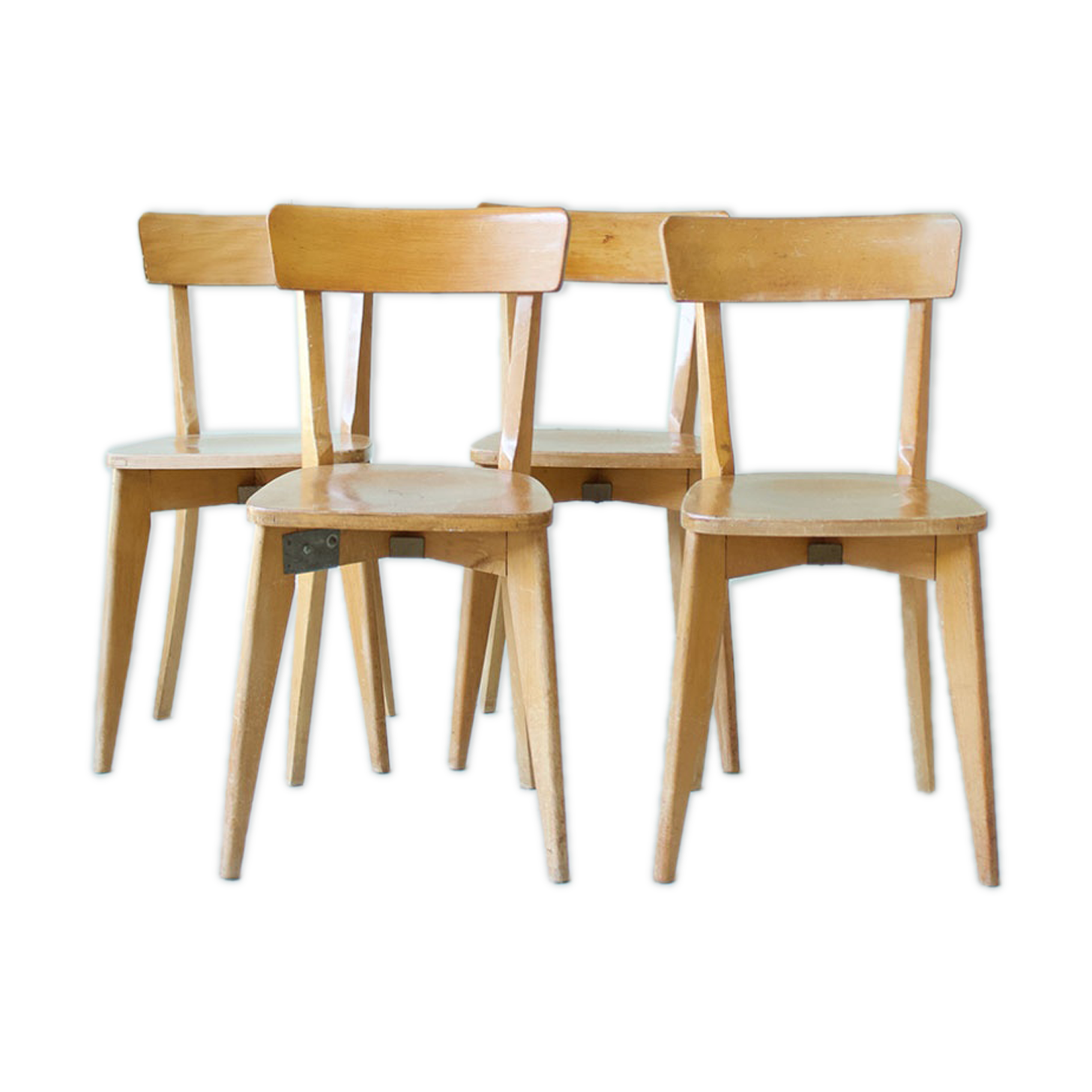 Set of 4 chairs 50s