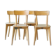 Set of 4 chairs 50s