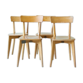 Set of 4 chairs 50s