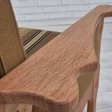 1970s, Danish design, club chair, original very good condition, furniture wool fabric.