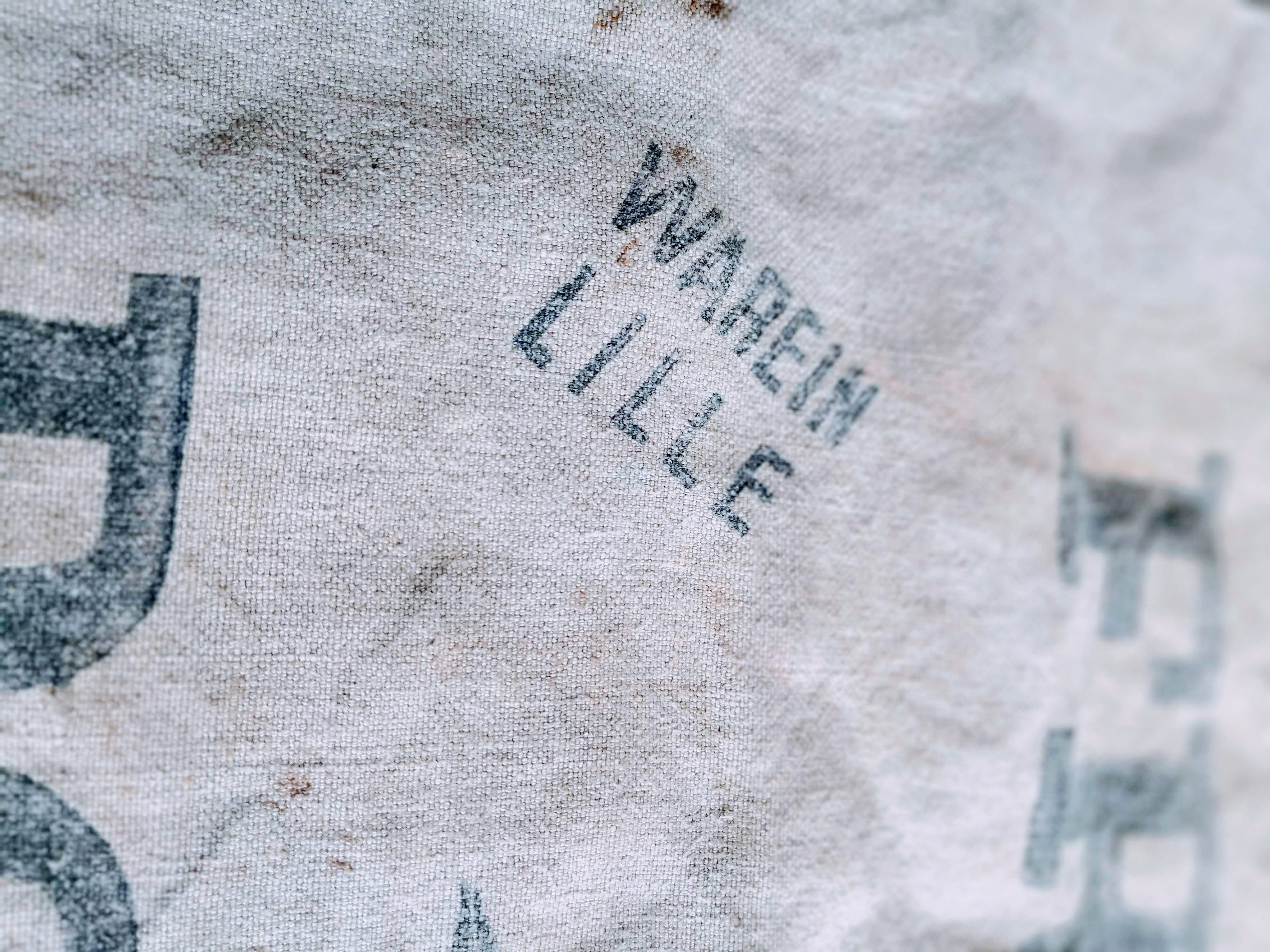 Linen bag "la poste" number 7