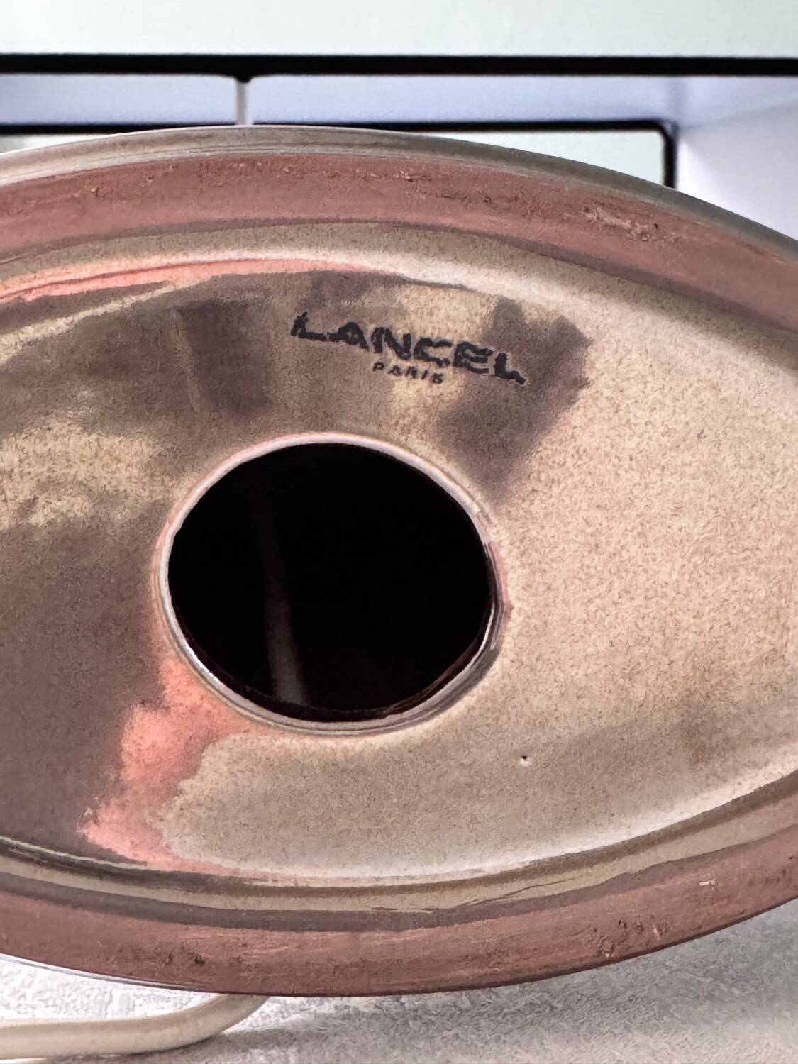 Molin Charolles lamp for Lancel Paris