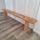 Large antique farmhouse bench in solid wood – 200 cm