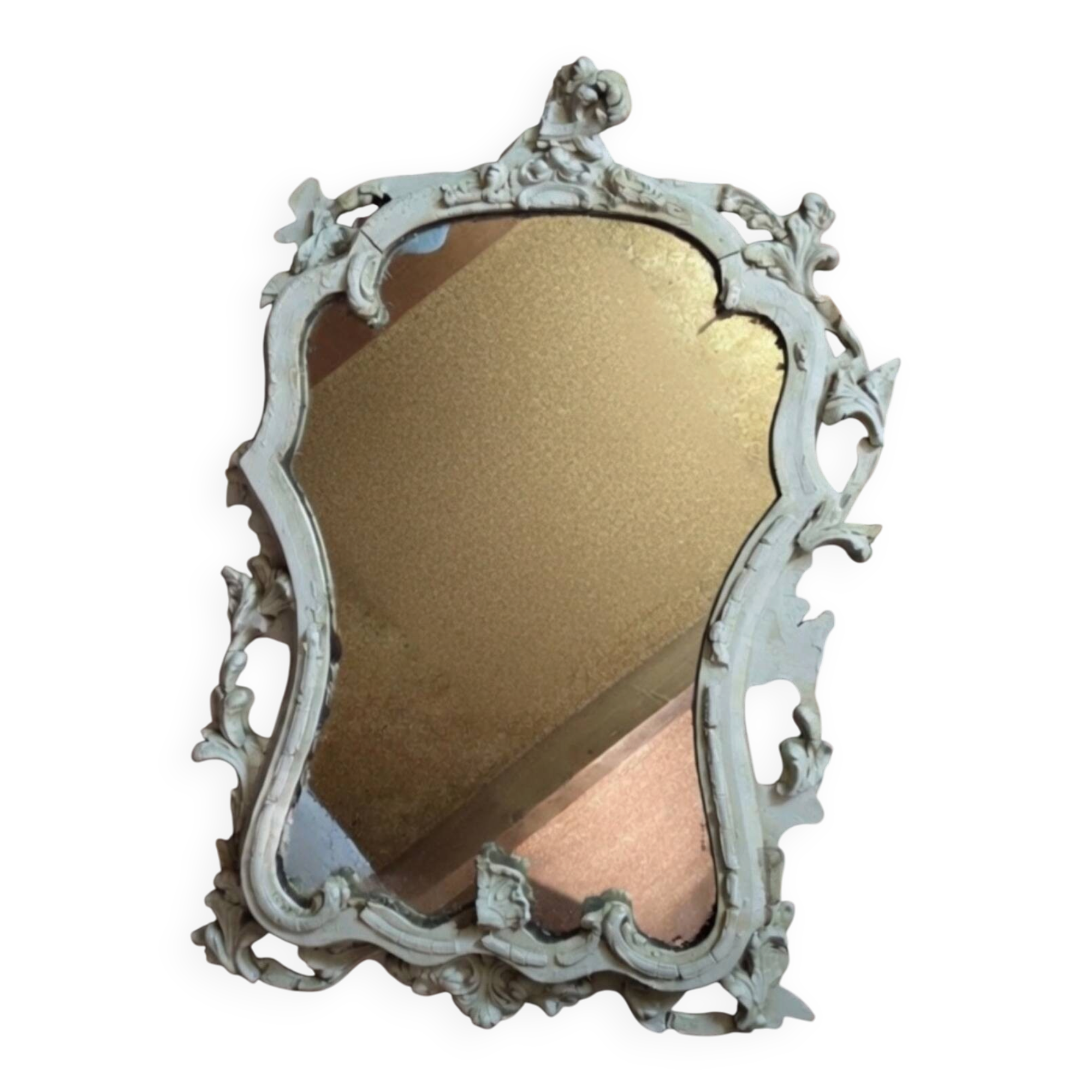 Miroir mural vintage baroque / rococo – Cadre orné shabby chic