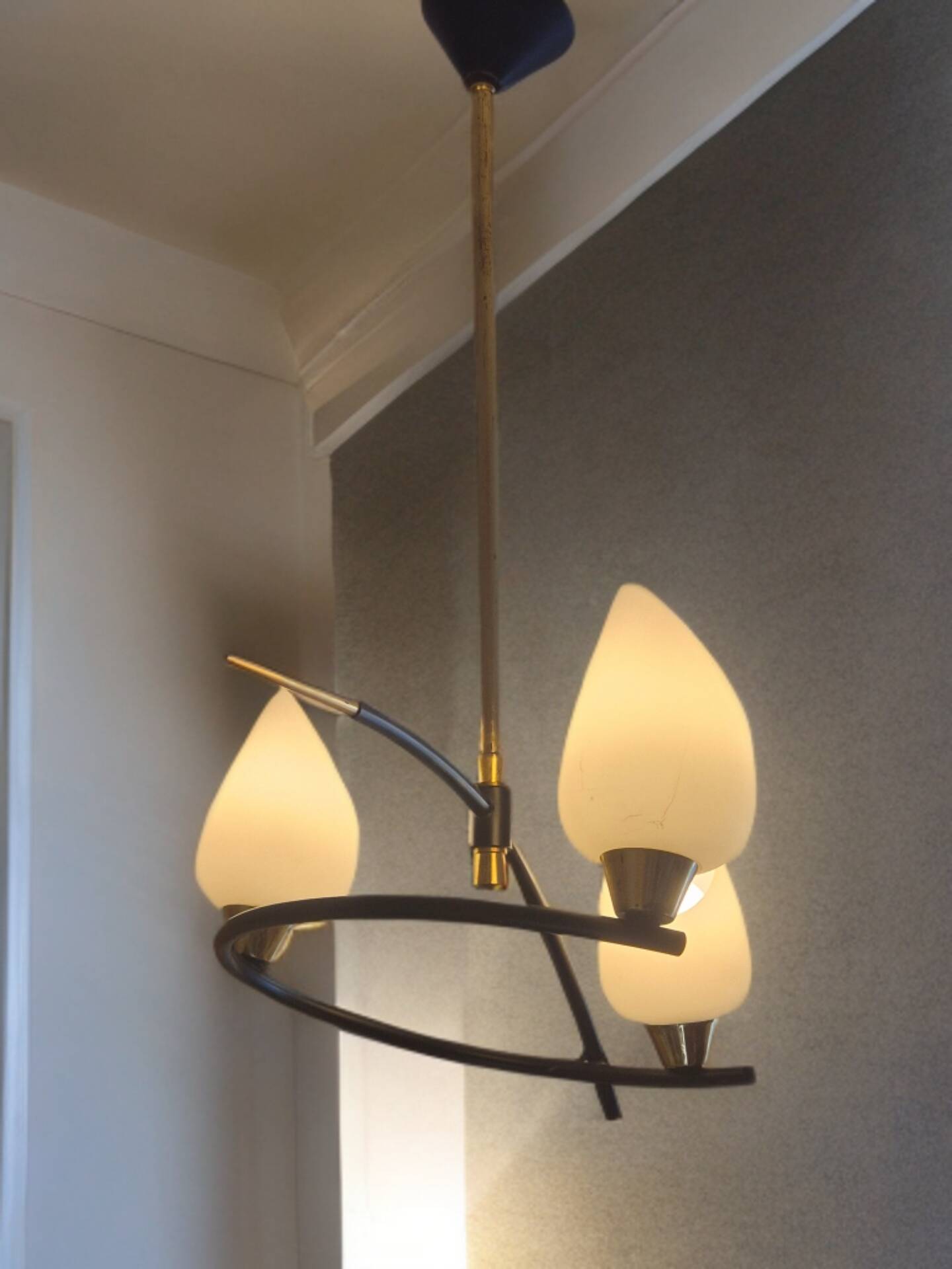 Arlus Suspension, French Vintage 1950s