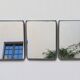 Triptych barber mirror 1950