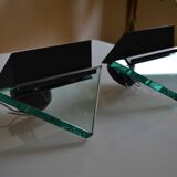 Pair of postmodernist wall sconces, 1980