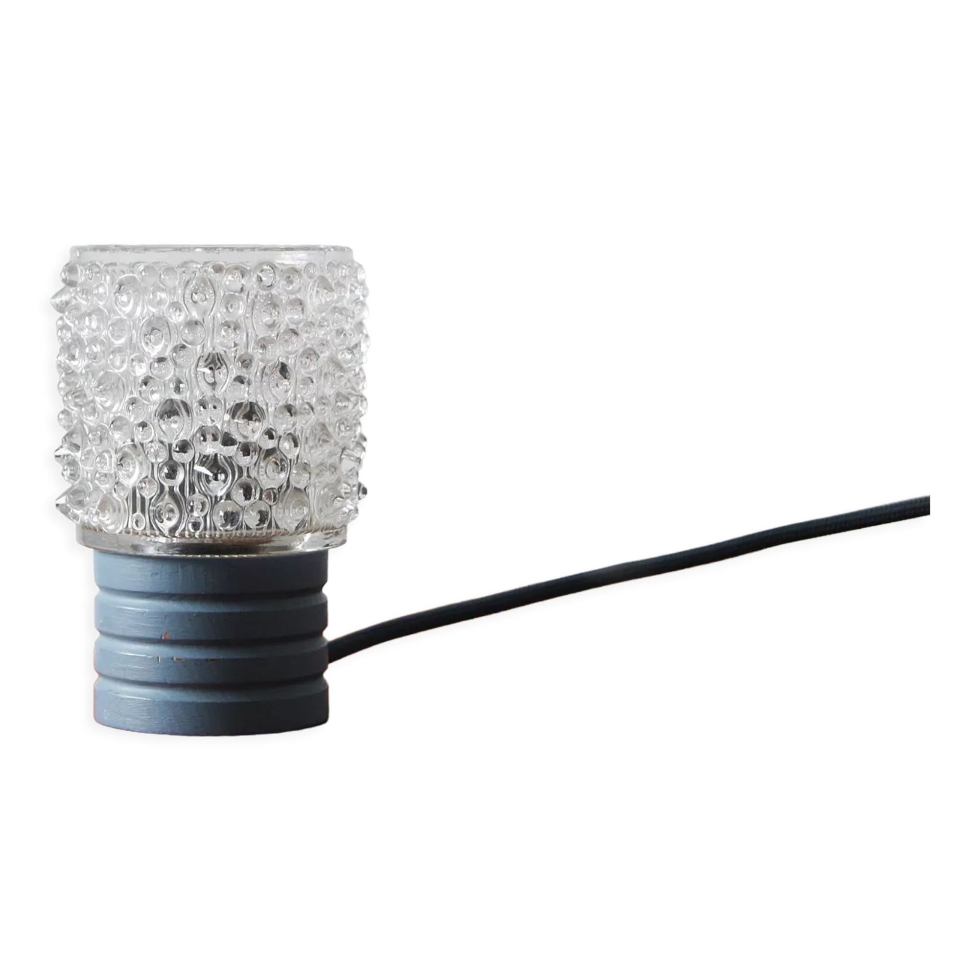 Mid-Century Blue Table Lamp, 1960s