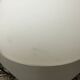 Vintage Space Age table lamp with glass globe and aluminium base