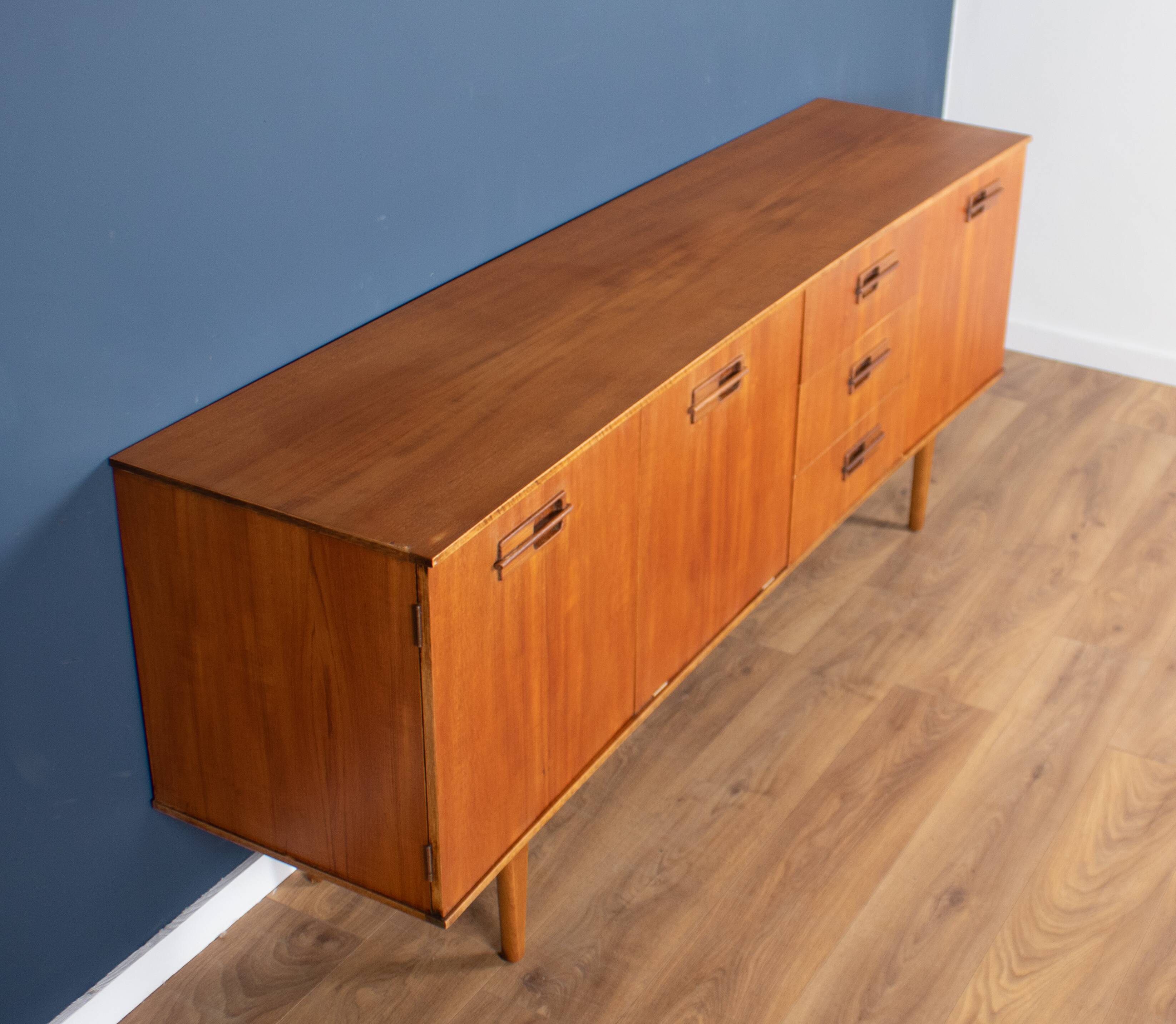 Enfilade danoise teck mid century 1960s