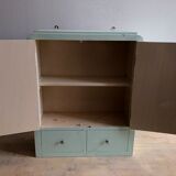 Patinated medicine cabinet