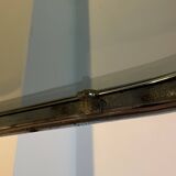 Vintage 70's chrome and smoked glass bar trolley
