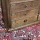 Notary's cabinet with 18 drawers in oak and fir from the early 20th century.