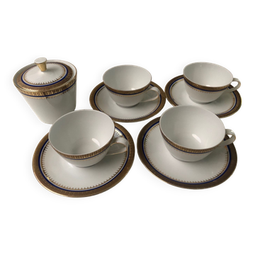 Tasses à café et sucrier