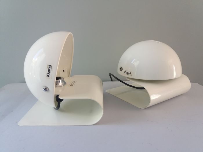 Pair of Guzzini lamps "Bugia" Giuseppe Cormio