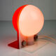 Space Age orange table lamp from Sergio Brazzoli for Guzzini, 1970s