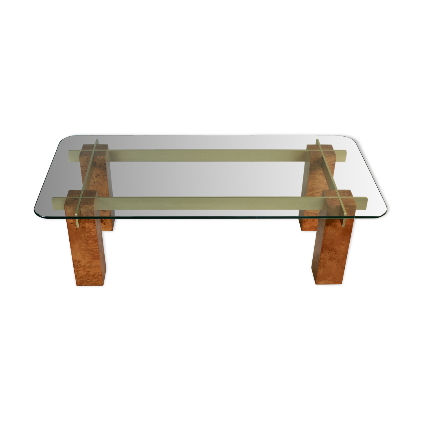 Coffee table, model "last century", Italy circa 1970