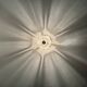 Brass and Glass Flush Light by Glashütte Limburg