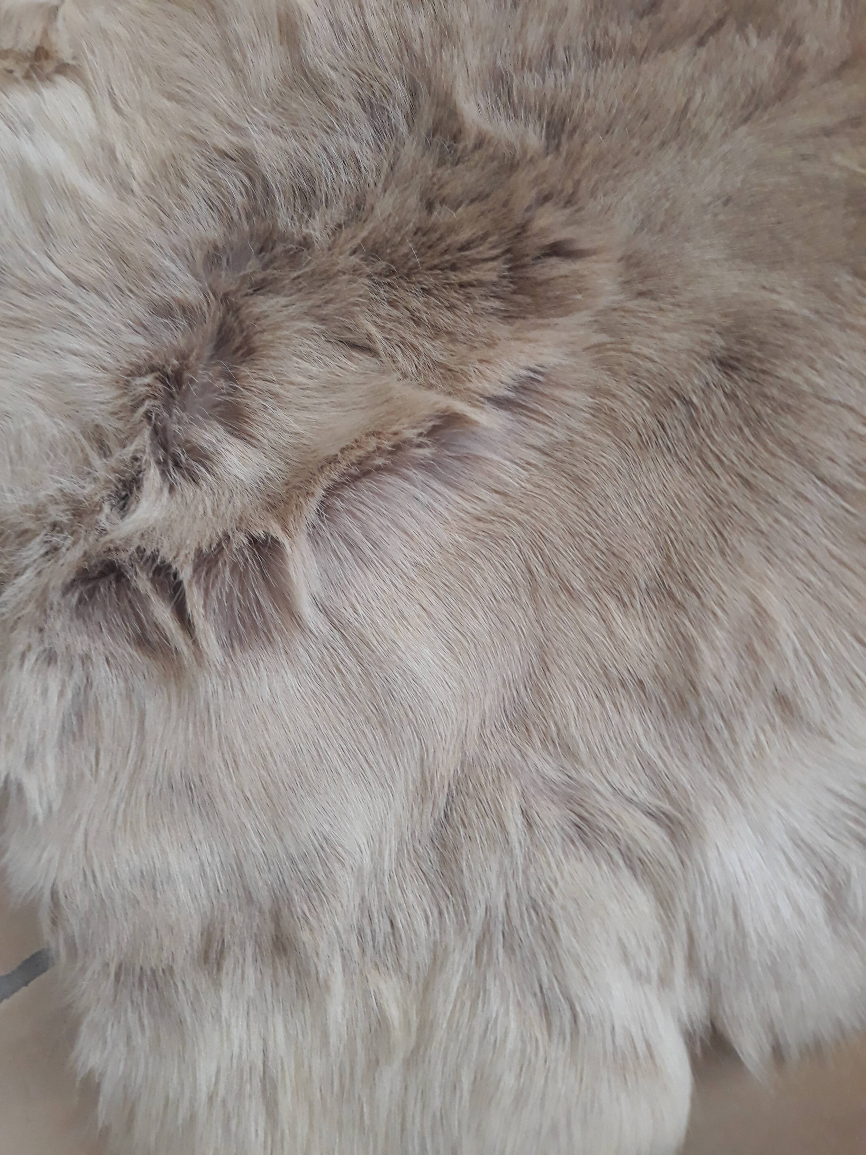 Big goat hair rug 215x235cm