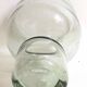 Bubble glass cup from the 70s, height 23 cm