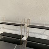 Set 2 shelves vintage thong 6 trays