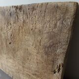 Old wooden cutting board, log
