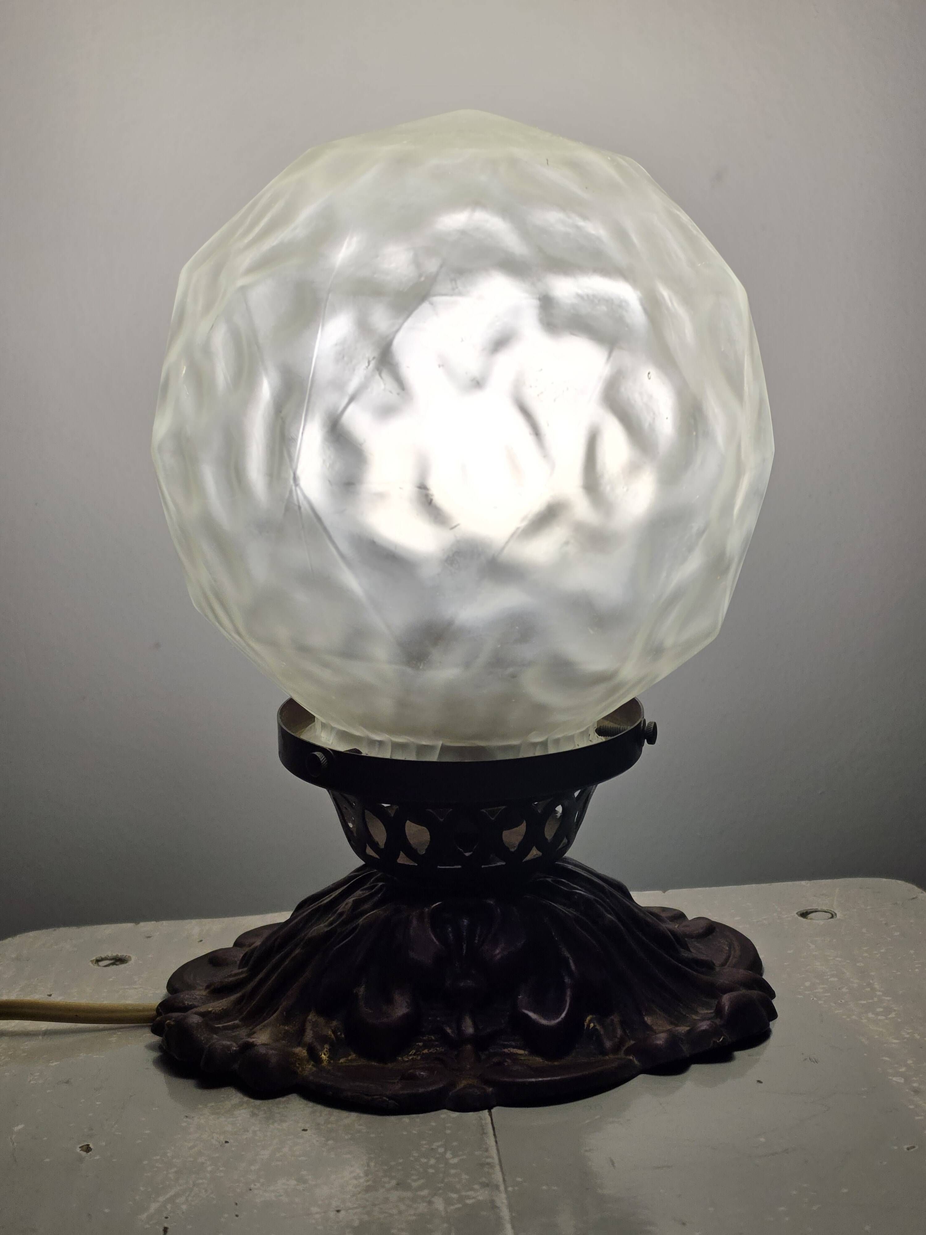 Table lamp old Art Deco ceiling light